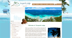 Desktop Screenshot of cocoperlelodge.com