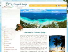 Tablet Screenshot of cocoperlelodge.com